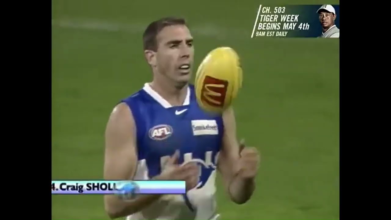 Craig Sholl's 7 Goals In His Last Game (Preliminary Final 2000)