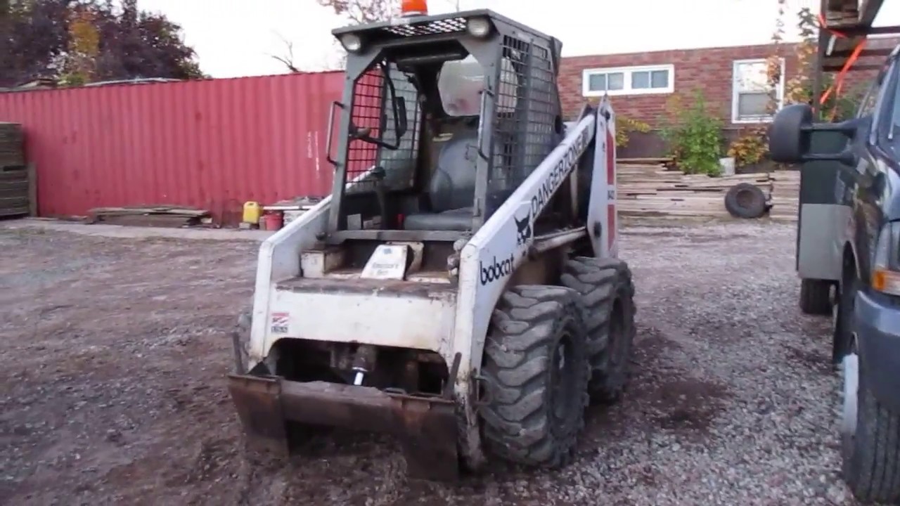 Bobcat 843/843B skid steer loader walkaround