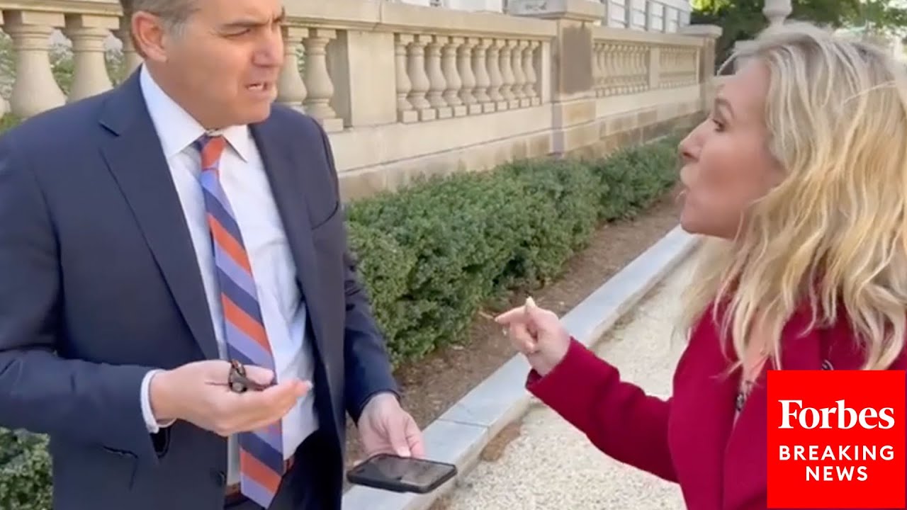 VIRAL MOMENT: Marjorie Taylor Greene, CNN'S Jim Acosta Has Fiery Exchange On D.C. Street