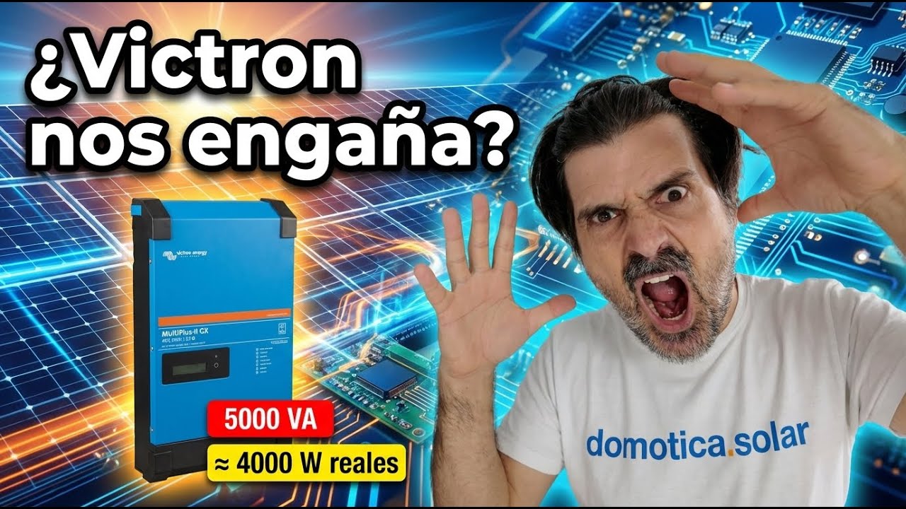 ¿Victron nos engaña? MultiPlus 5000 frente a la realidad de los W