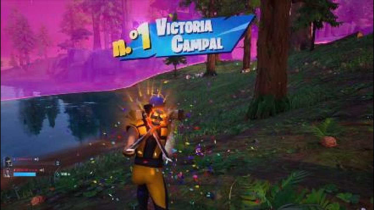 Fortnite - Hago misión, revivo al squad, promociono el canal, gano la partida, canto XD