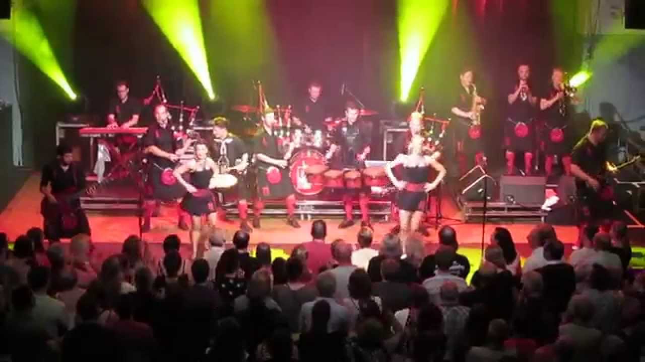 Red Hot Chilli Pipers - 'We Will Rock You'', Queen's Hall Edinburgh 10 Aug 2014