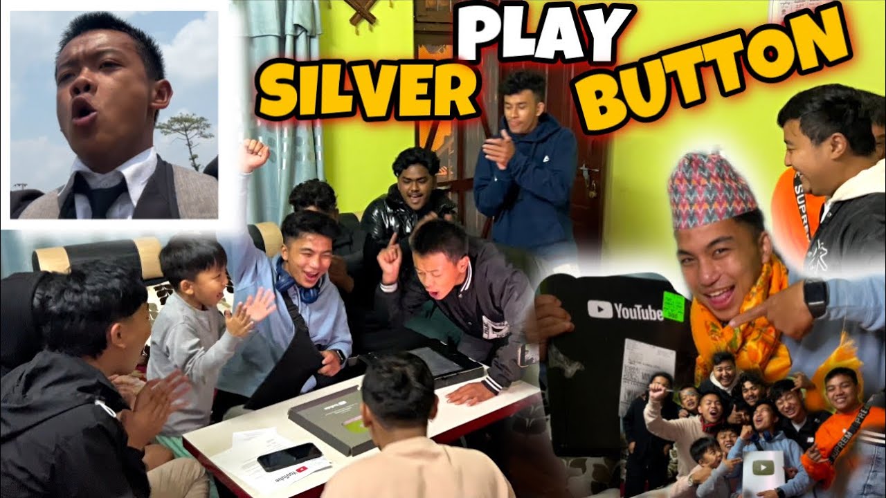 Finally sapana pura vayo || SILVER PLAY BUTTON || 100k subs award!!!!!! #adeep #buffenglish