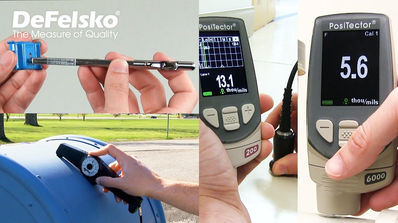 How to Measure Coating Thickness using PosiTector and PosiTest Coating Thickness Gages from DeFelsko