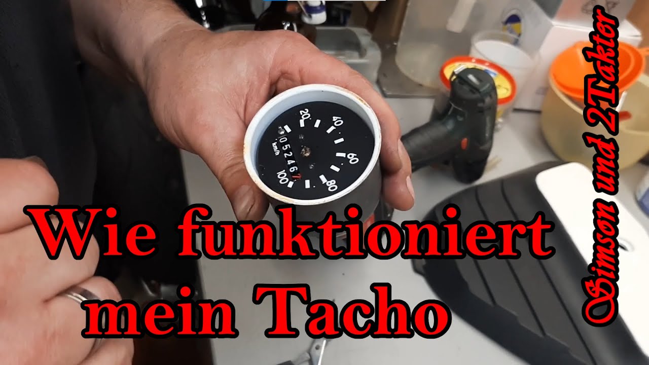 Simson Tacho öffnen und zurückstellen? Geht das?