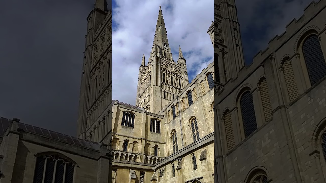 Norwich Cathedral in Norwich England