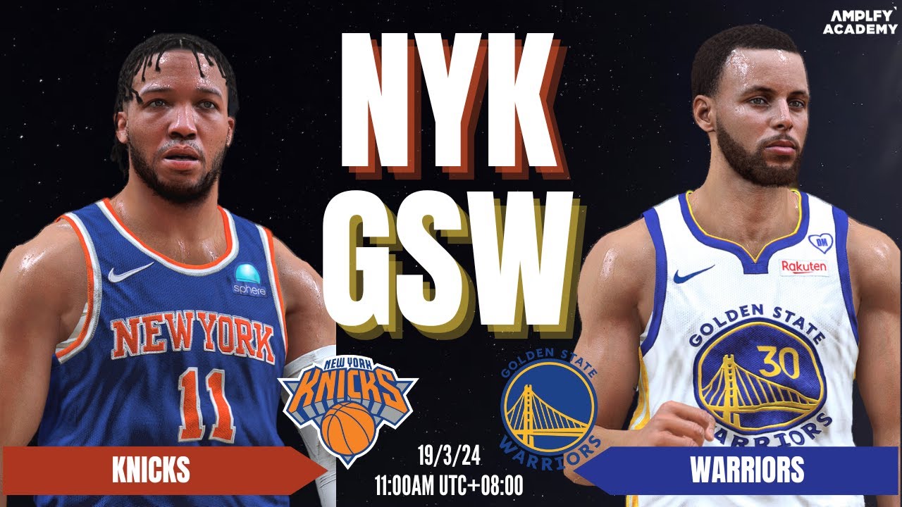KNICKS vs WARRIORS FULL GAME SIMULATION | NBA 2K24 ULTRA REALISTIC GRAPHICS