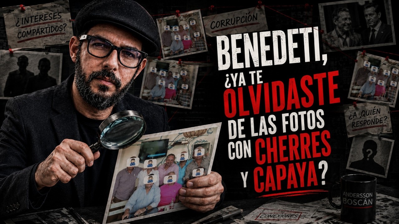 Benedeti, &iquest;ya te olvidaste de las fotos con Cherres y Capaya?