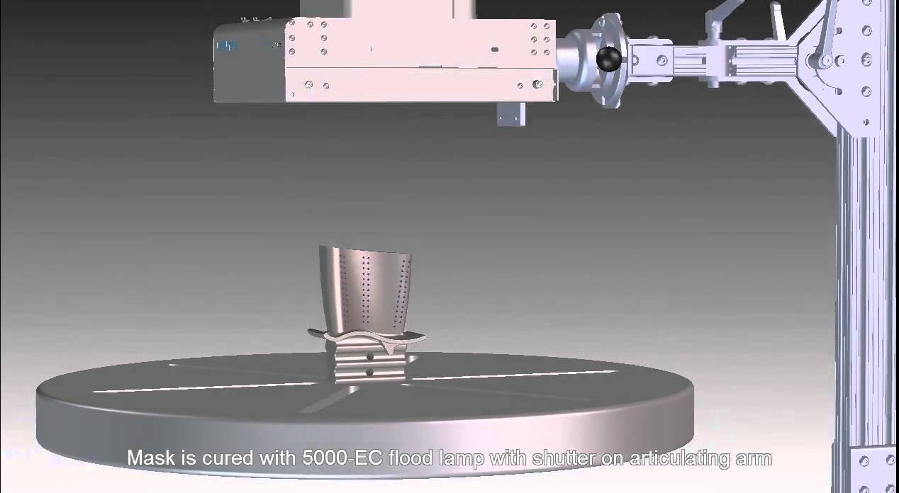SpeedMask Masking Resins for Turbine Blade Air Plasma Spray