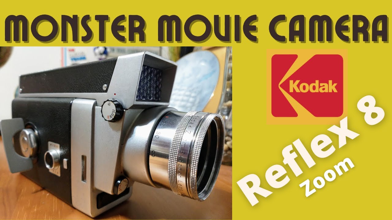 Винтажная кинокамера: Kodak Zoom Reflex 8 [Она ОГРОМНАЯ!]