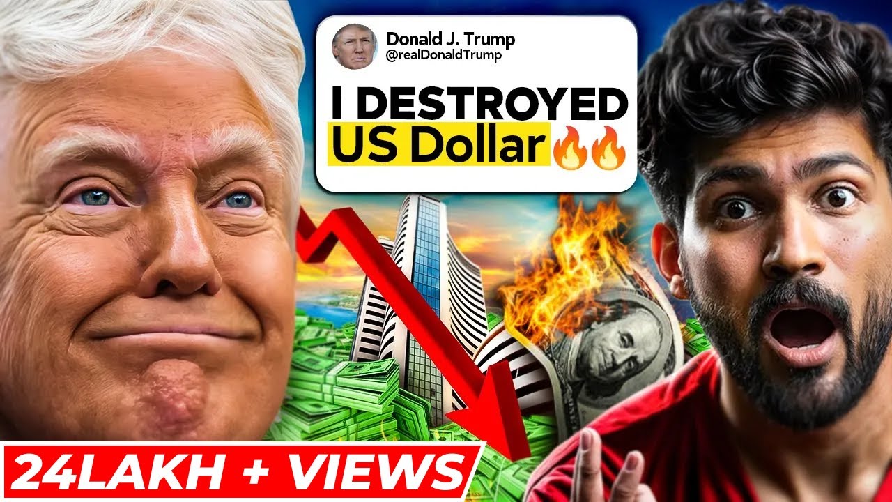 Trump tariffs explained in Hindi | The end of US dollar by Abhi and Niyu
