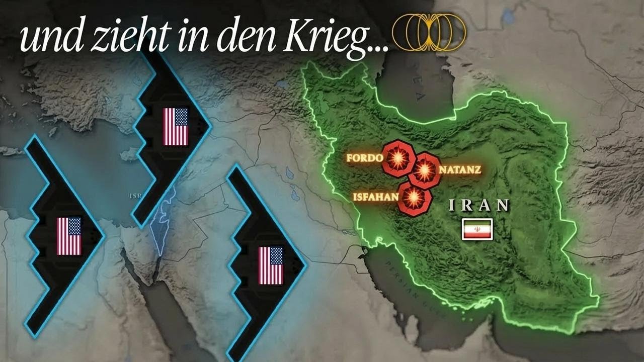 Die USA greifen Iran mit Bomben an