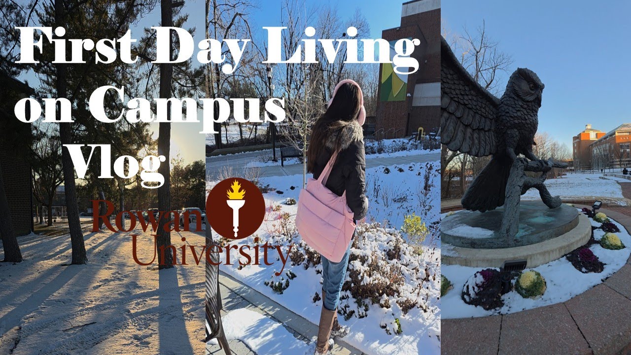 First Day of Class & Living on Campus Vlog | Rowan University | Senior Year 