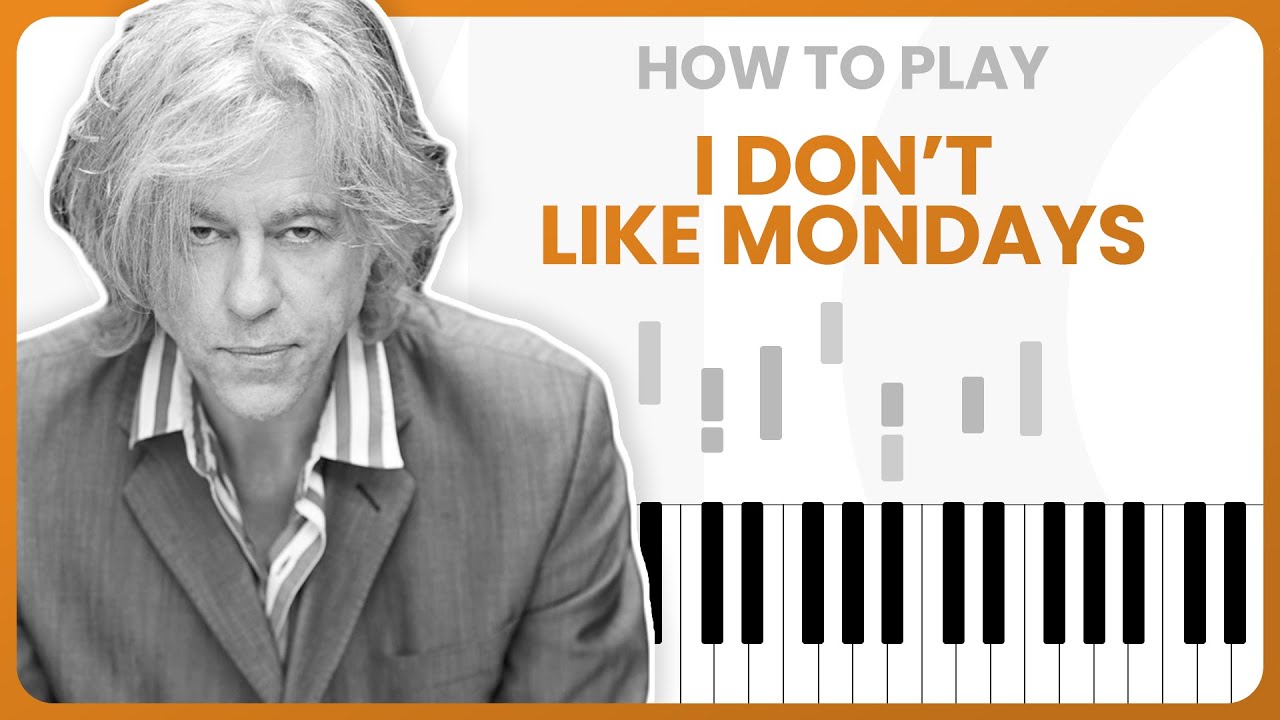 I Don't Like Mondays (The Boomtown Rats) - PIANO TUTORIAL (Part 1)