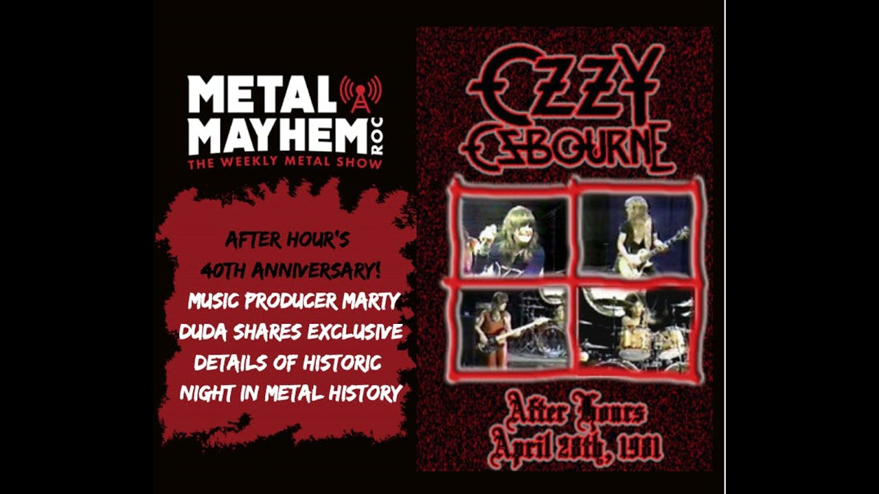 40th Anniversary of Rochester‘s After Hours Music Show: Featuring Ozzy Osbourne & Randy Rhoads! (...