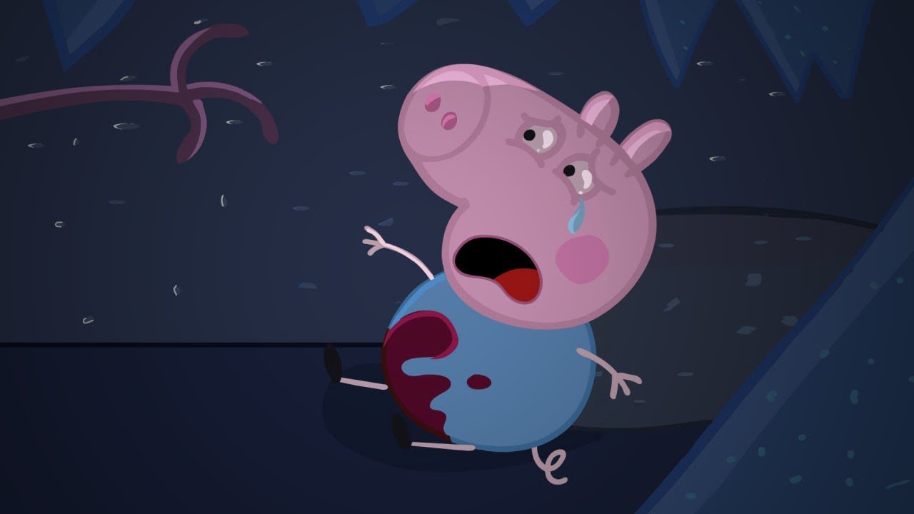 George tiene miedo de los lobos