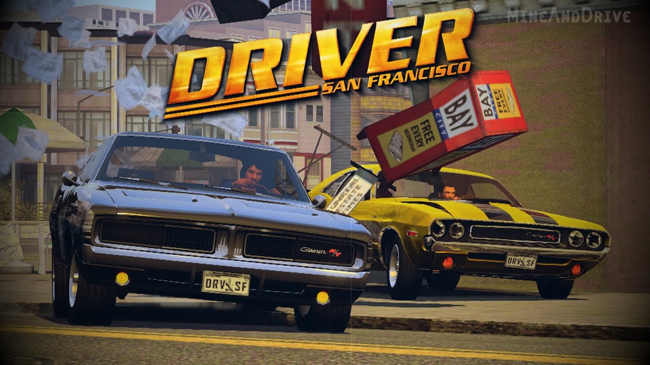 Driver San Francisco| Dodge Challenger v Charger Chase (Cinematic)