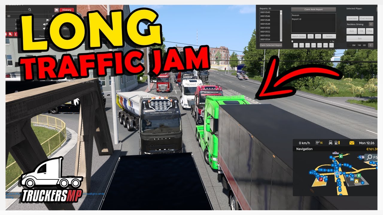 🚨 200+ PLAYERS CAN'T LEAVE DUISBURG 🚨 | TruckersMP