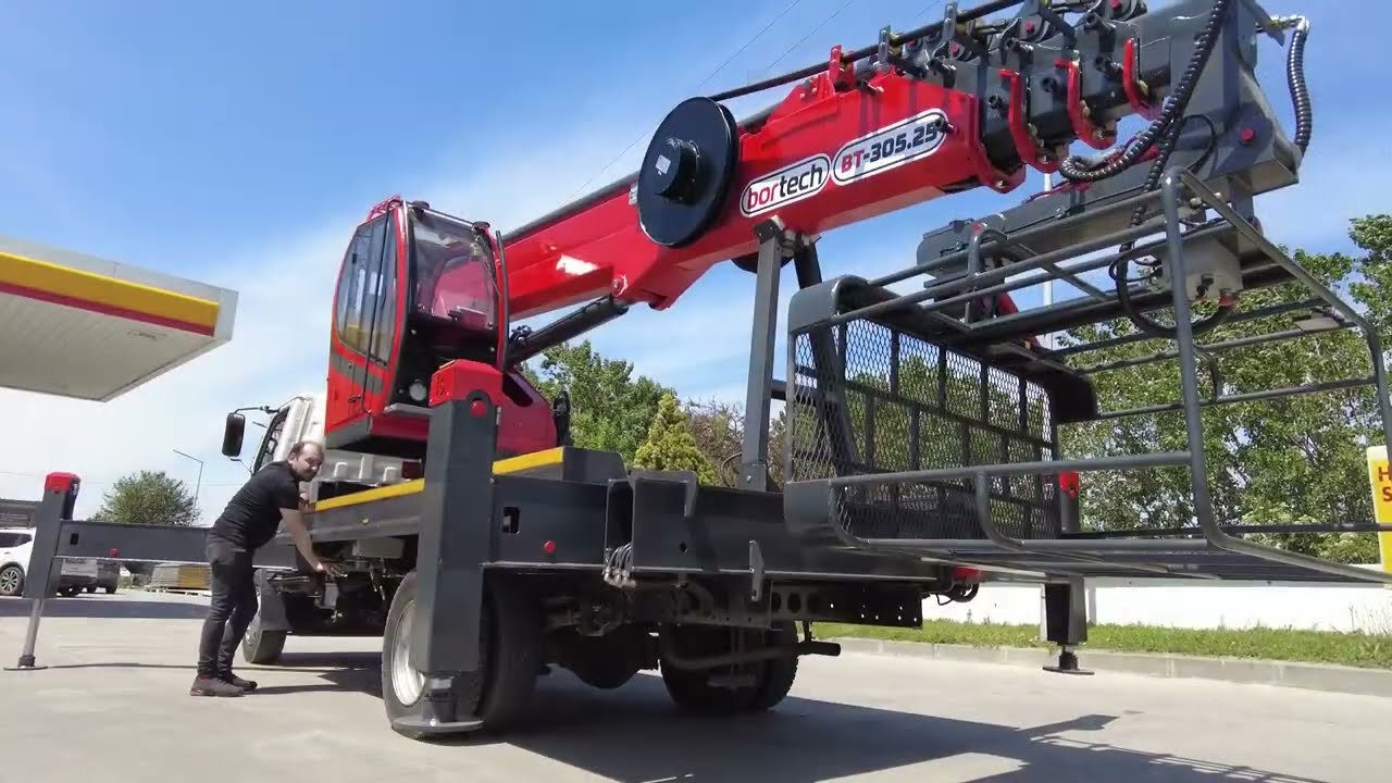 Bortech BT-30 30 Metrelik Sepetli Platform Üretimi