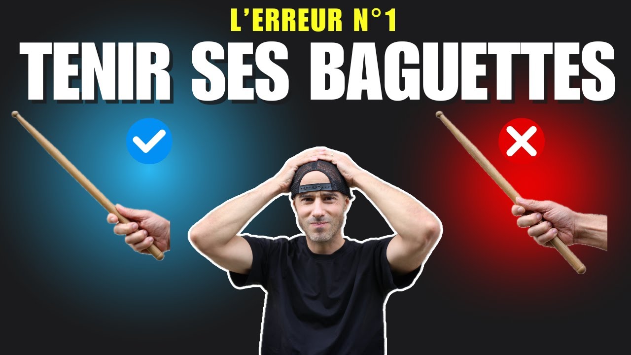 Comment tenir ses baguettes comme un pro 🥁