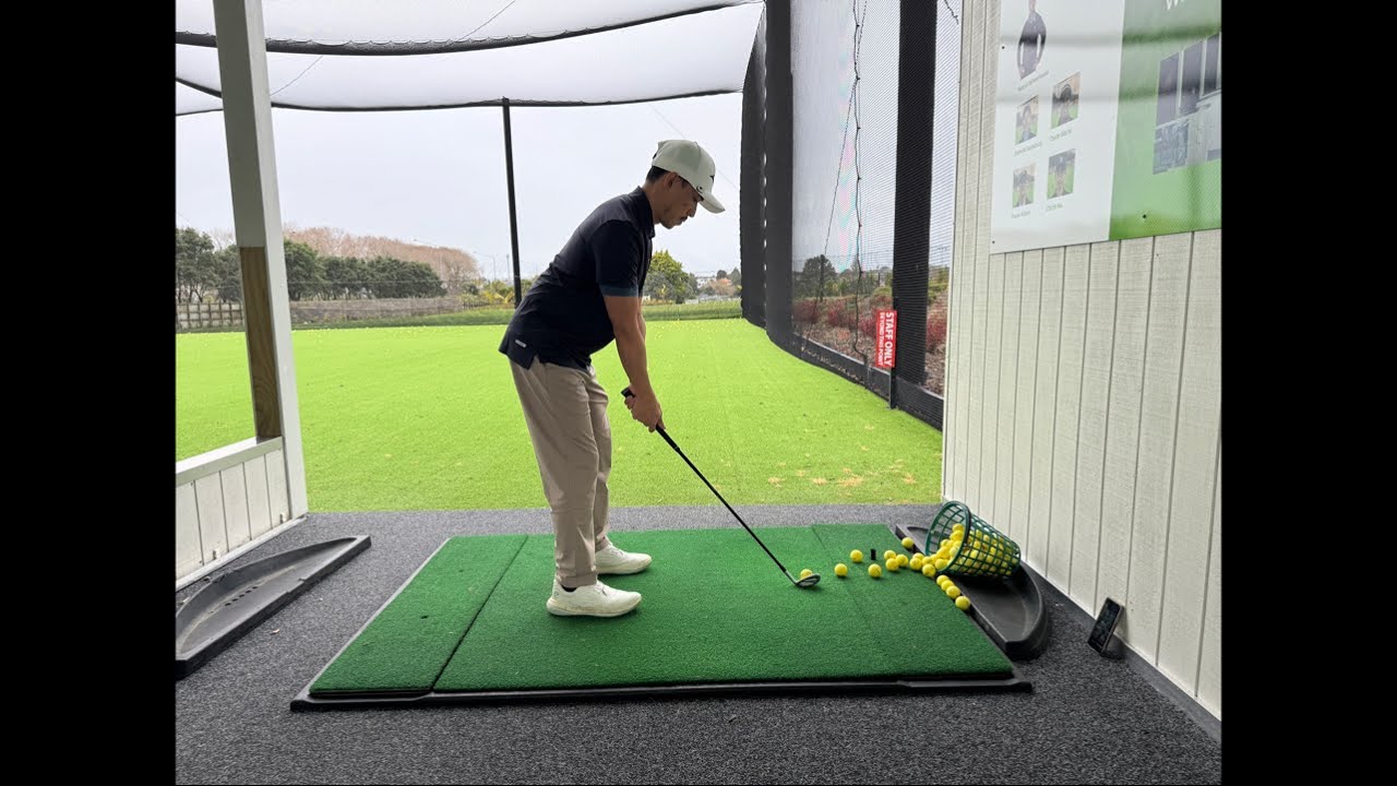 Gap wedge half swing practice