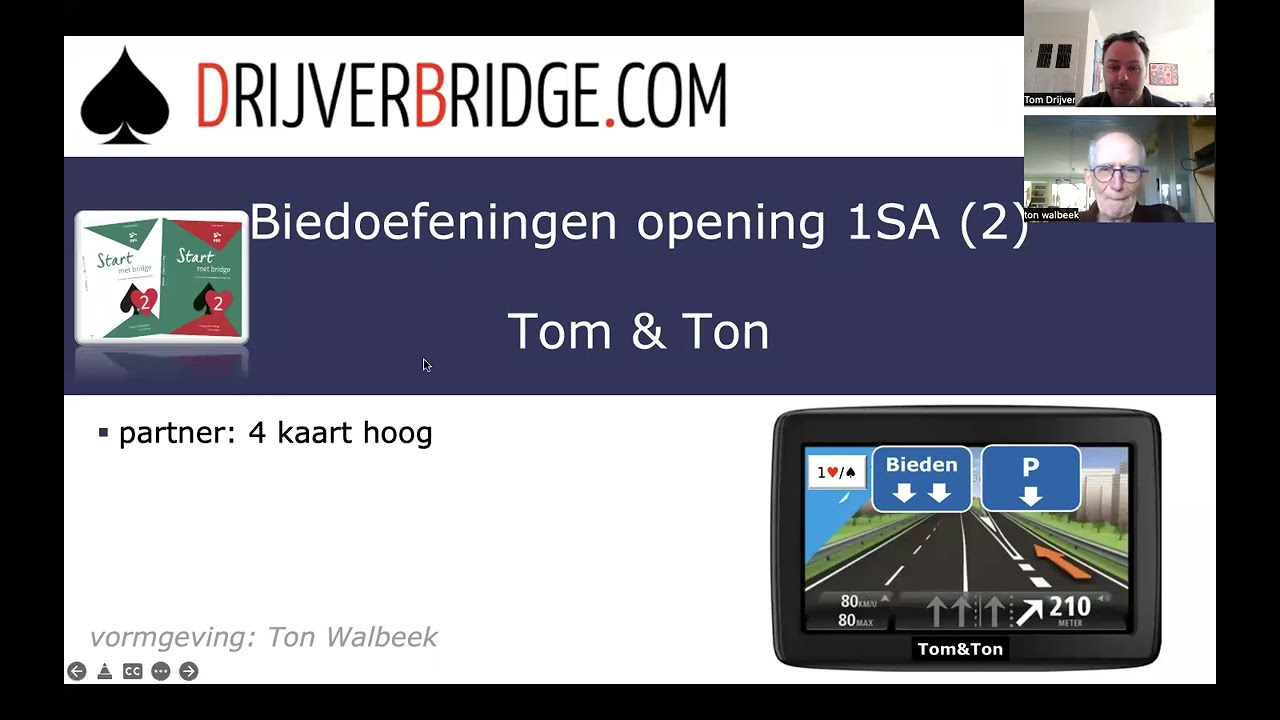 Heen-en-weer oefeningen : Stayman na 1SA