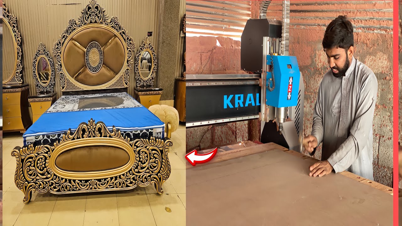 Step-by-Step CNC Bed Tile Design & Carving Tutorial”