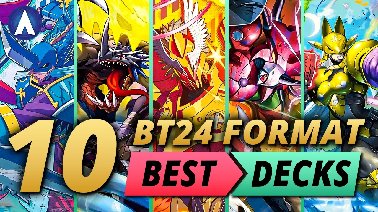 10 NAJLEPSZYCH TALII!!! Format BT24 2026! | Gra karciana Digimon i TCG