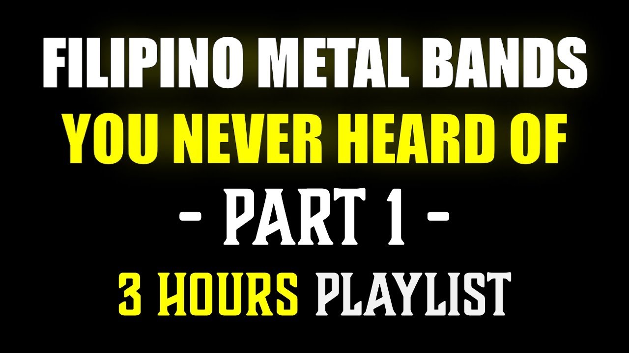 FILIPINO METAL BANDS | OPM MUSIC TUGTUGANG BAKAL PINOY METAL | Compilation Playlist PART 1