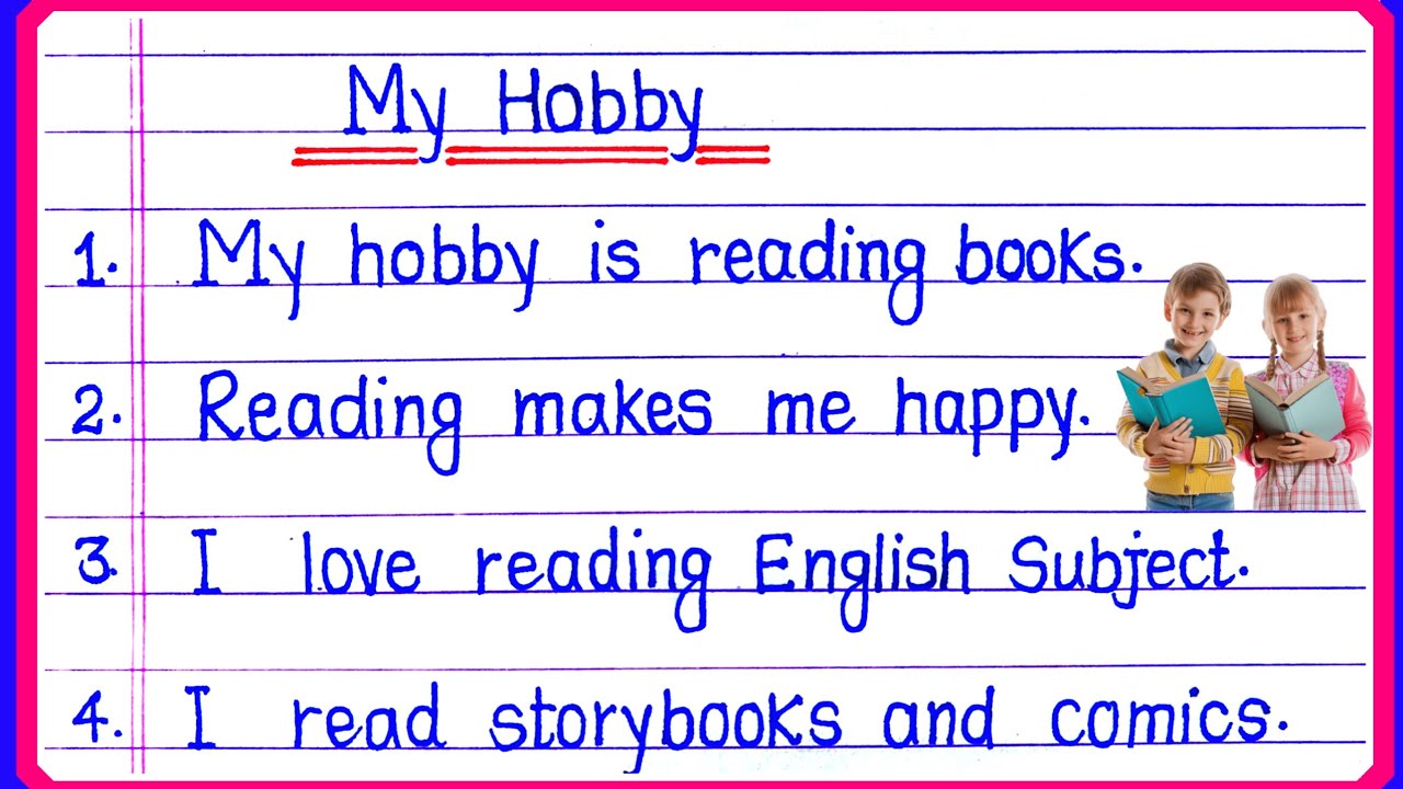 20 Lines Essay on My Hobby Reading Books in English | My Hobby 20 Lines