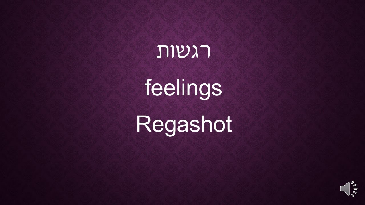 Learn Hebrew - feelings - #43 - רגשות