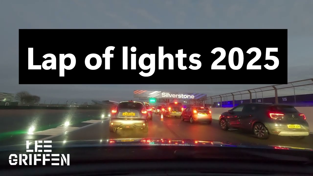 Silverstone lap of lights 2025 with DJ set