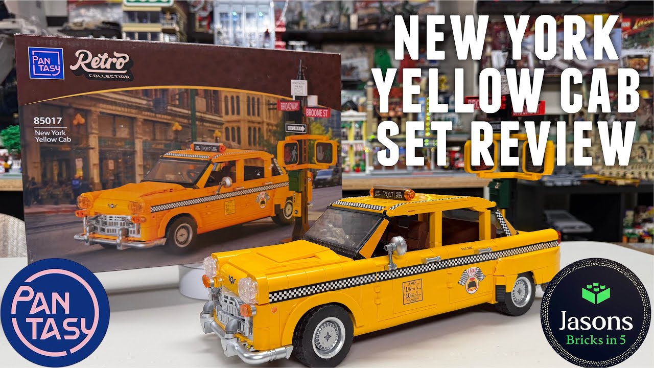 Pantasy | Yellow Taxi Cab | Set 85017 | A New York Icon and a Reminder to Follow the Instructions