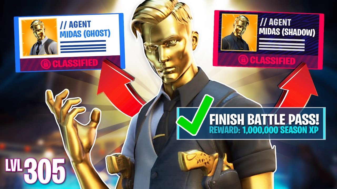 New GHOST & SHADOW MIDAS Challenges! (Fortnite Battle Royale)