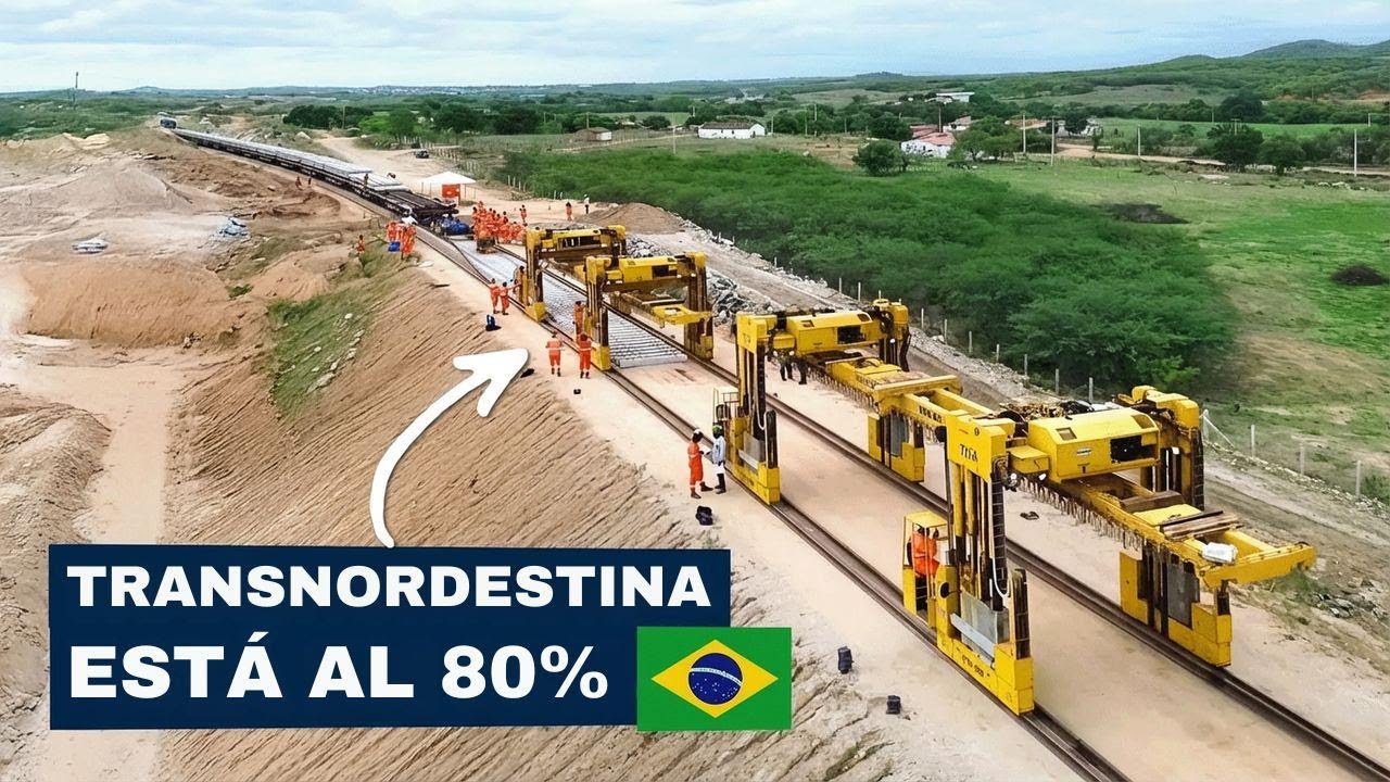 Transnordestina: Así va la construcción de la mayor vía férrea en Brasil