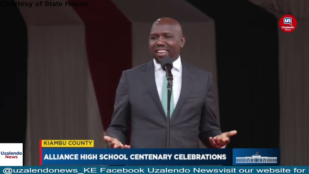 Interior CS Kipchumba Murkomen's Speech at Alliance High School During Centenary Celebration
