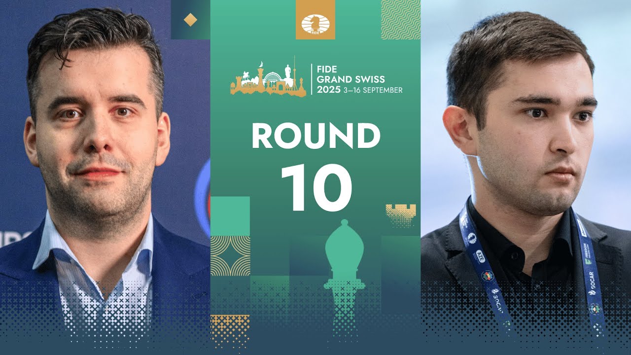 Ian Nepomniachtchi vs Nodirbek Yakubboev 🇺🇿 | FIDE Grand Swiss 2025 | Round 10 | Board 7