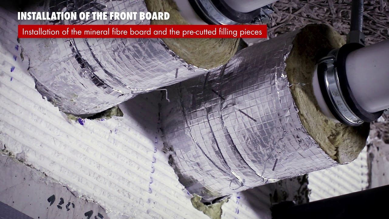 Structural fire protection - Mineral fibre board system