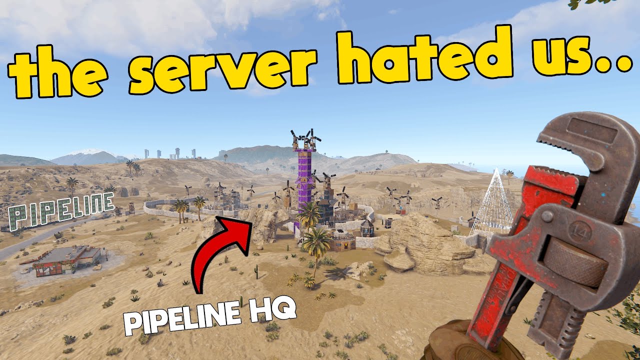 pipeline CEO dominates force wipe #rust