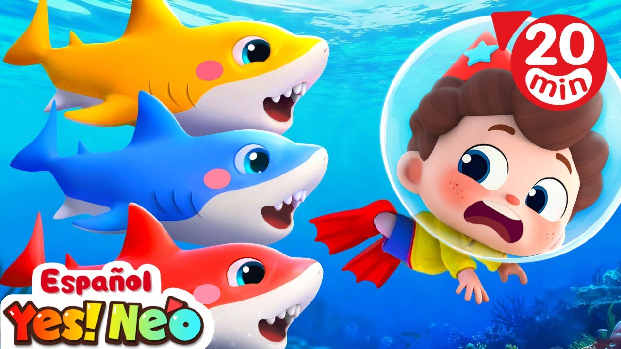 Tiburón Coloridos | Yes! Neo - Canciones y Caricaturas para Niños