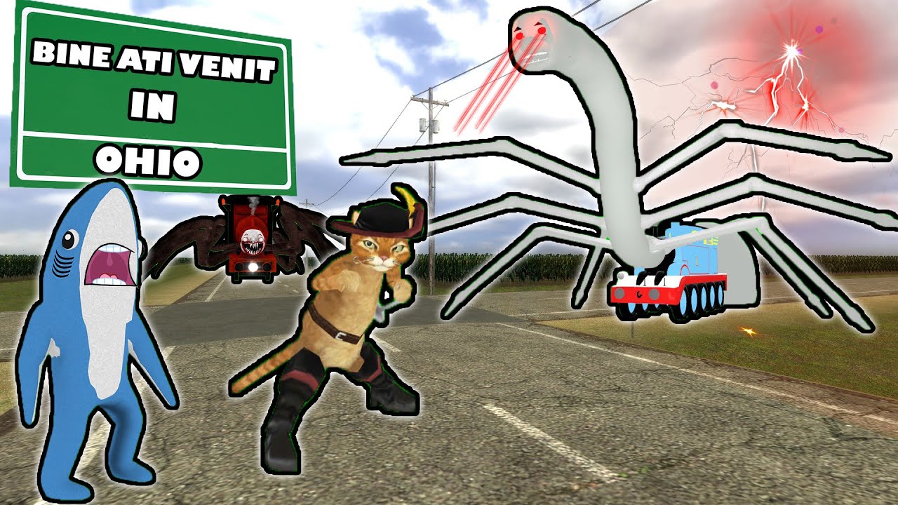 DRACULASS SI RALUCA MOTANUL INCALTAT AU AJUNS IN OHIO! CHOO CHOO CHARLES IL MANANCA PE THOMAS!