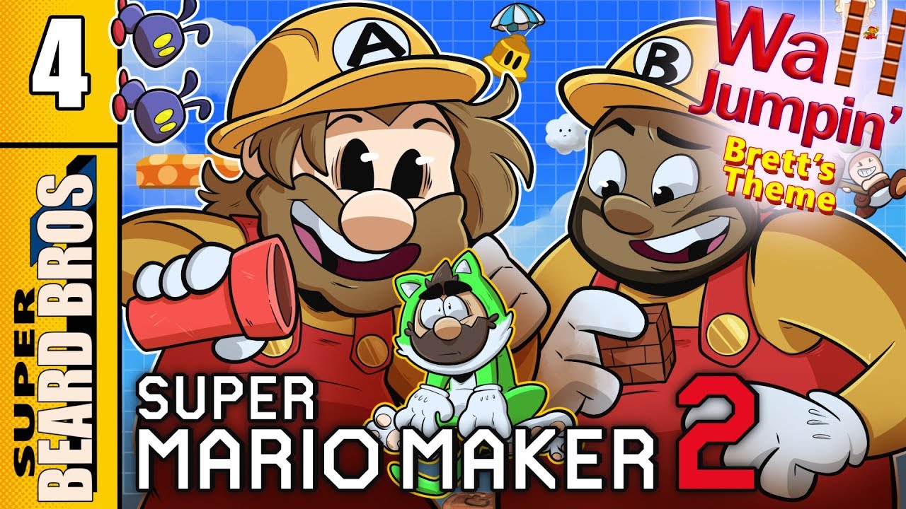 Wall Jumpin' 4 | Super Mario Maker 2 | Super Beard Bros.