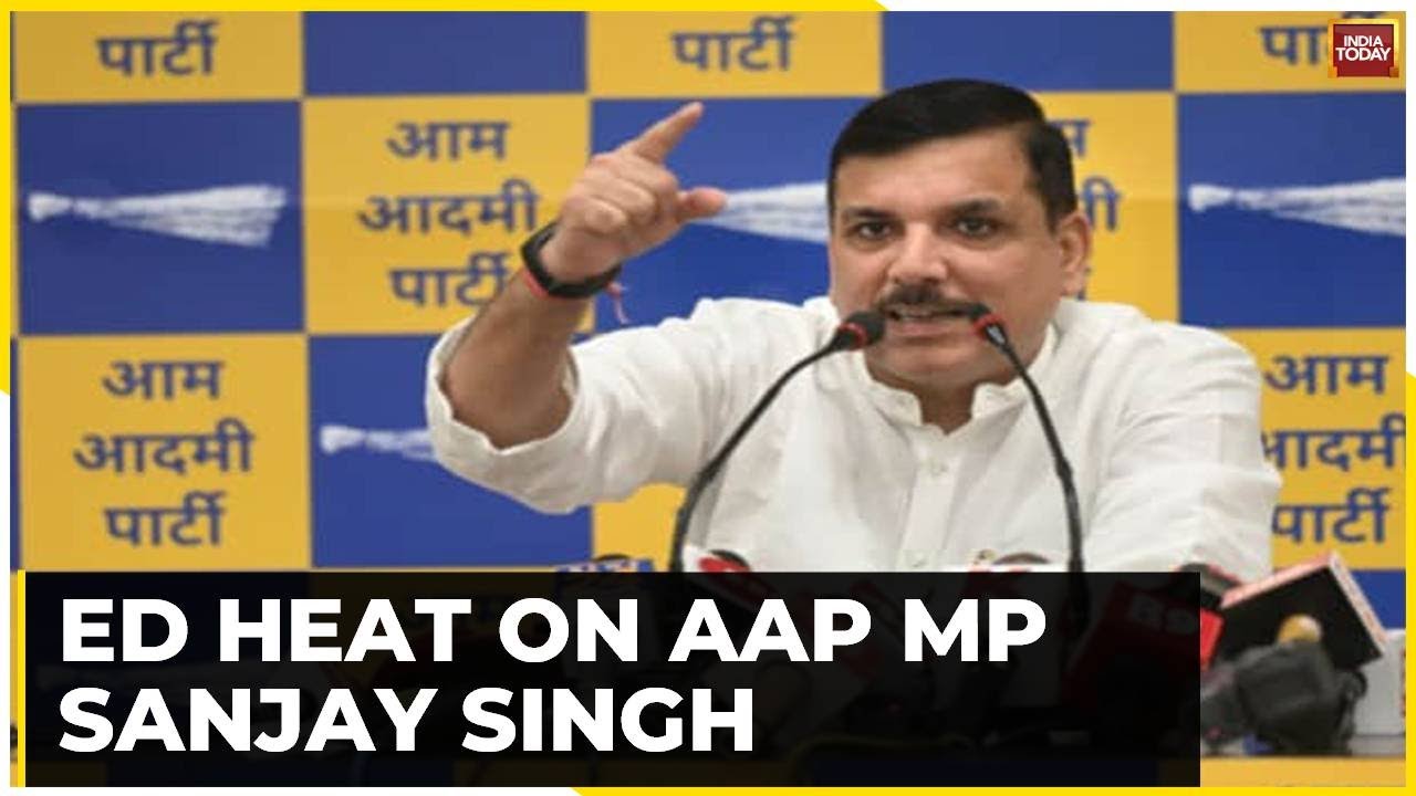 Probe Agency ED Searches AAP MP Sanjay Singh's Delhi Residence In Liquor Policy Case | Breaking News