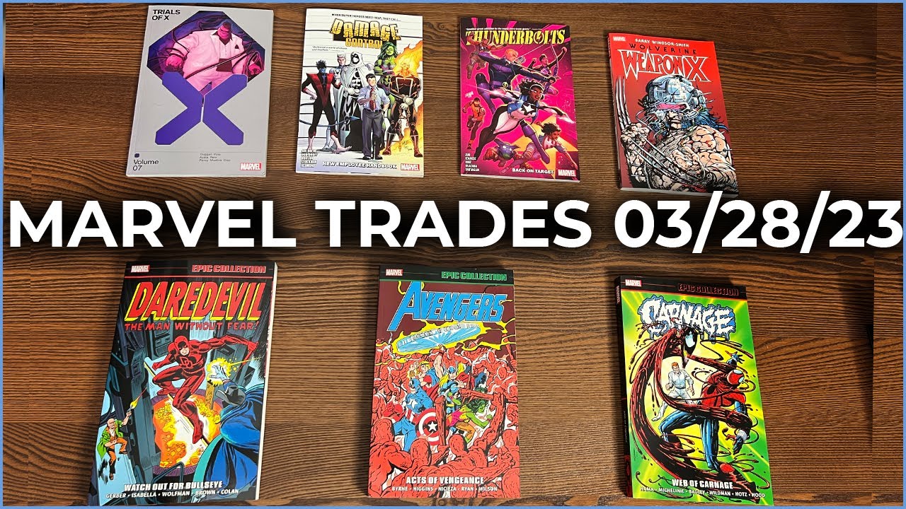 New Marvel Books 03/28/23 Overview| AVENGERS EPIC COLLECTION: ACTS OF VENGEANCE | Web of Carnage