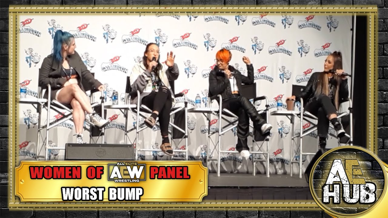 Women of AEW Panel - Worst Bumps (Britt Baker - Ruby Soho - Kris Statlander - Leva Bates)