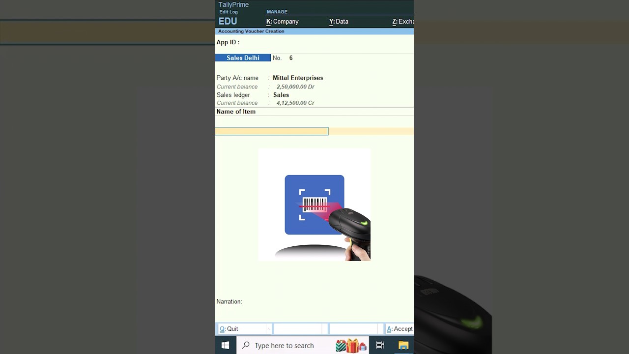 Tally Prime Barcode Scanning: Accelerate Billing for Swift and Efficient Transactions