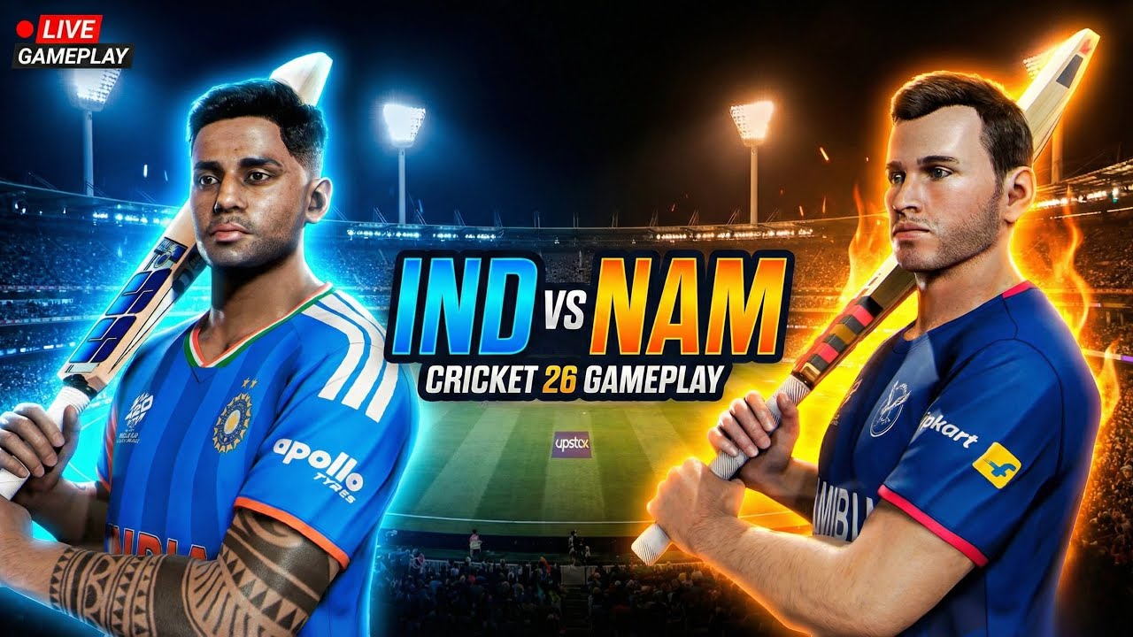 India vs Namibia | Cricket 26 Gameplay | T20 Simulation | Live Gameplay
