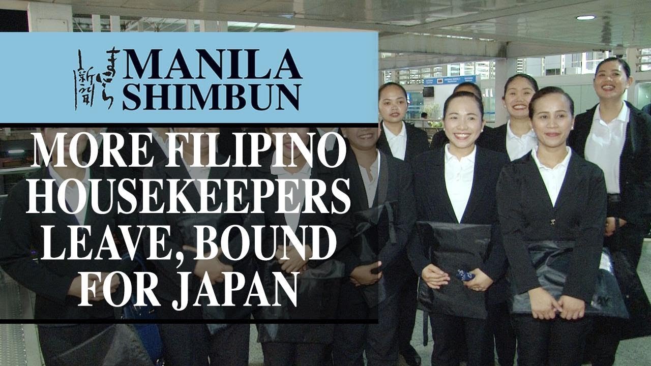 More Filipino housekeepers leave, bound for Japan