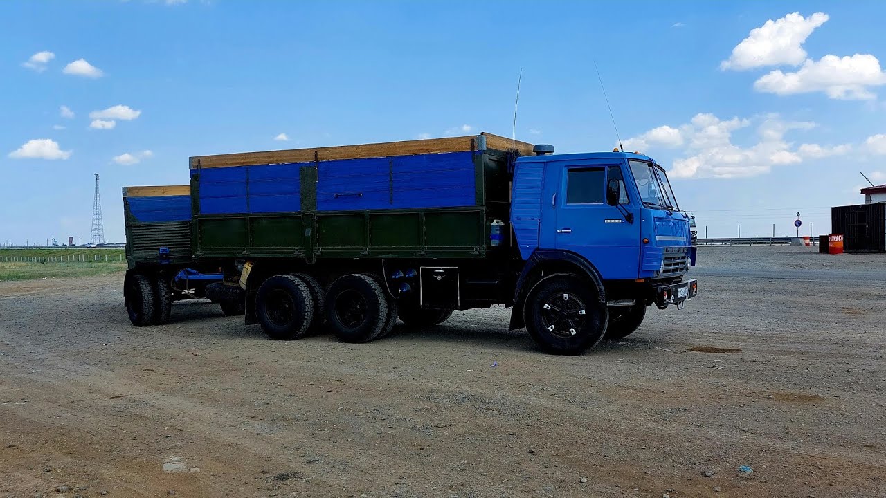 Расход топлива пустого Камаза с прицепом. Затяжка клиньев. Обновки в Камазе, поездка домой!