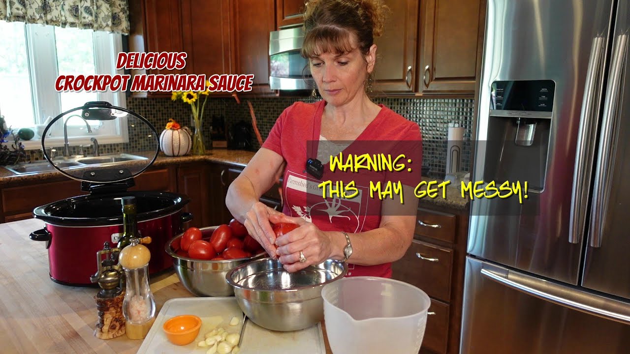 Crock Pot Marinara Sauce